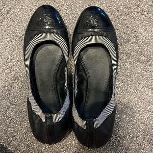 Tory Burch flexible toe box heels